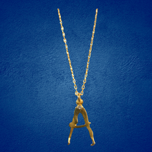 Yoga Letter A Necklace