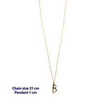 Yoga Letter B Necklace