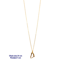 Yoga Letter D Necklace