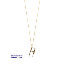 Yoga Letter H Necklace