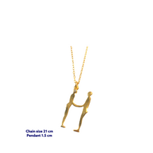 Yoga Letter H Necklace
