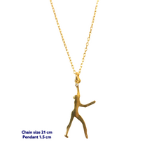 Yoga Letter K Necklace