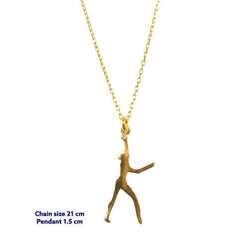 Yoga Letter K Necklace