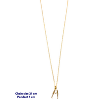 Yoga Letter M Necklace