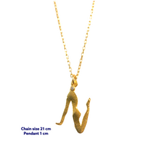 Yoga Letter N Necklace