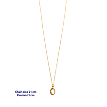 Yoga Letter O Necklace