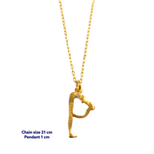 Yoga Letter P Necklace