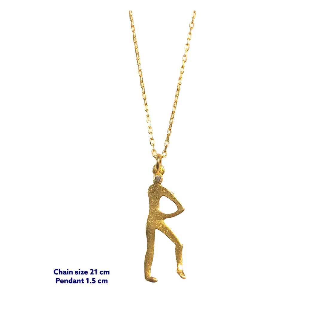 Yoga Letter R Necklace