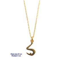 Yoga Letter S Necklace