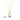 Yoga Letter U Necklace