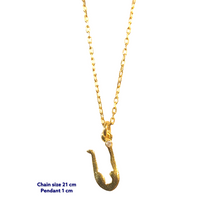 Yoga Letter U Necklace