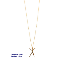 Yoga Letter X Necklace