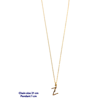 Yoga Letter Z Necklace